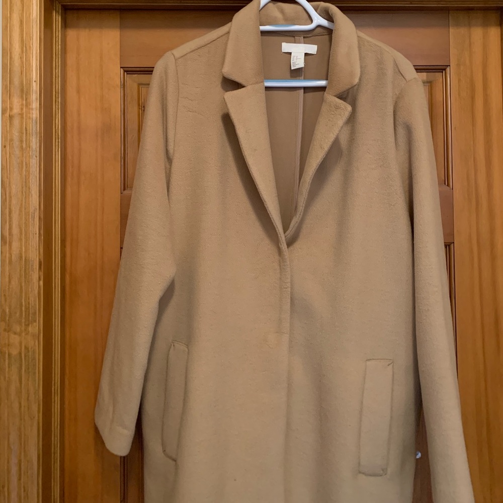 Knee Length Camel Coat